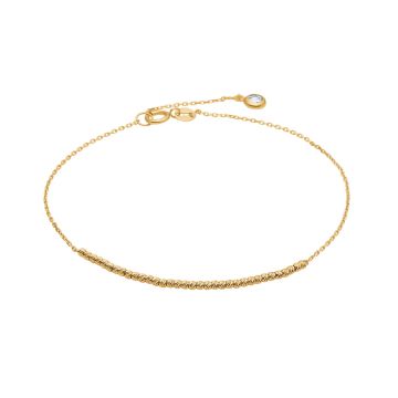 Siersbøl armbånd i 8 karat guld  