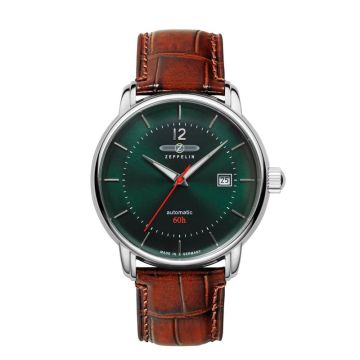 Zeppelin LZ 120 Bodensee Automatic herreur i stål -Ø40