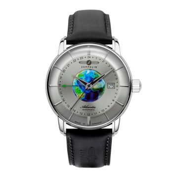 Zeppelin Atlantic Automatic herreur i stål -Ø42