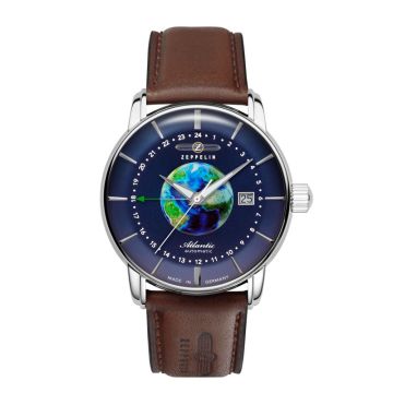 Zeppelin Atlantic Automatic herreur i stål -Ø42