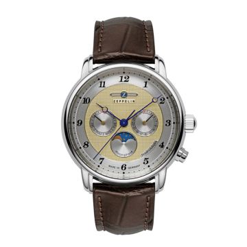 Zeppelin Friedrichshafen herreur i stål -Ø40