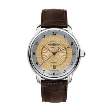 Zeppelin Friedrichshafen Automatic herreur i stål -Ø40