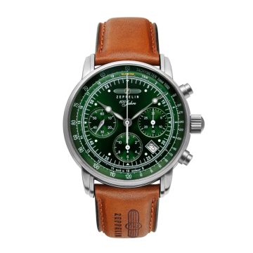 Zeppelin 100 Jahre Automatic herreur i stål -Ø42