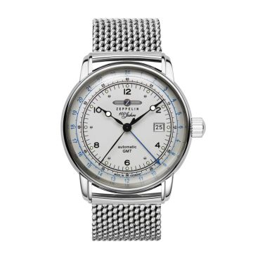 Zeppelin 100 Jahre Automatic herreur i stål -Ø42