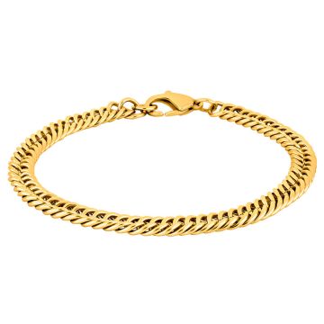 Son of Noa forgyldt stål armbånd, blank 6 mm