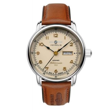 Zeppelin Méditerranée Automatic herreur i stål -Ø40