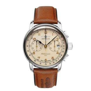 Zeppelin Méditerranée herreur i stål -Ø42