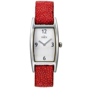 INEX DAMEUR - STÅL MED RØD REM