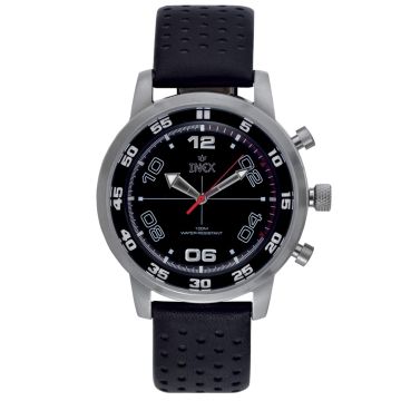 INEX herreur i stål med rem + 10 atm