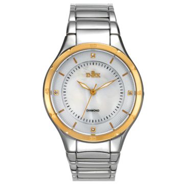 Inex dameur - tofarvet med 4 diamanter