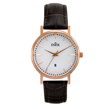 Inex dameur - rosaguldfarvet med rem