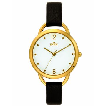 Inex dameur - guldfarvet med rem