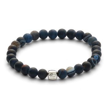 Alexander Lynggaard Color Up armbånd Striped Agate 6mm