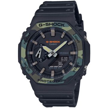  CASIO G-Shock (5611) Analog/digital sort/camo ur