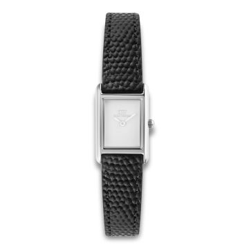 Daniel Wellington Bound Mini Silver med sort rem