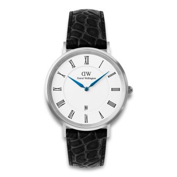Daniel Wellington Classic Silver med sort rem