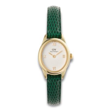 Daniel Wellington Ophelia Mini Gold med grøn rem