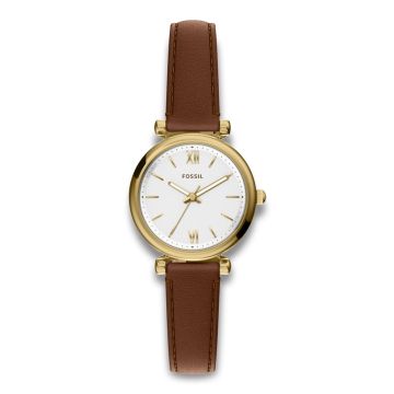Fossil Carlie ur i guldfarvet stål