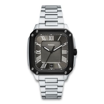 Fossil Crosby stål med lænke
