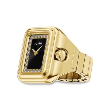 Fossil Raquel Watch Ring med sort skive