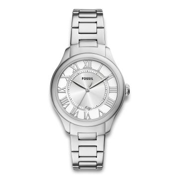 Fossil Gilmore dameur i stål med lænke