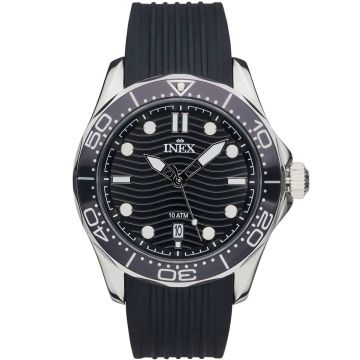 INEX HERRE STÅL M/REM SORT