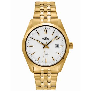 INEX Herreur i double med lænke og hvid skive