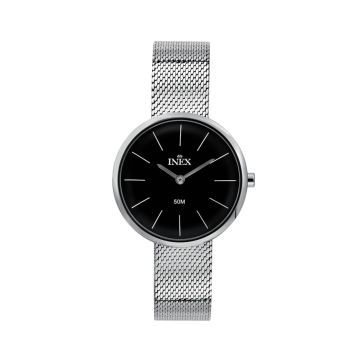 Inex dameur i stål med meshlænke