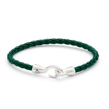 Alexander Lynggaard armbånd Single Bolo Leather Green