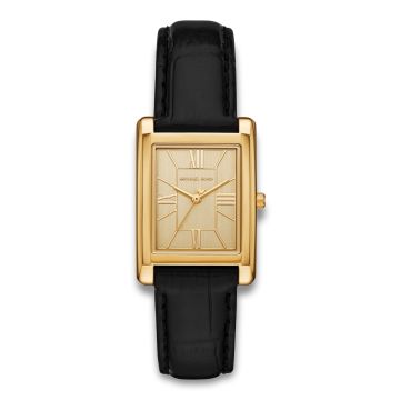 Michael Kors Essex i guldfarvet med sort rem