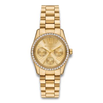 Michael Kors Lexington Lux i guldfarvet med lænke