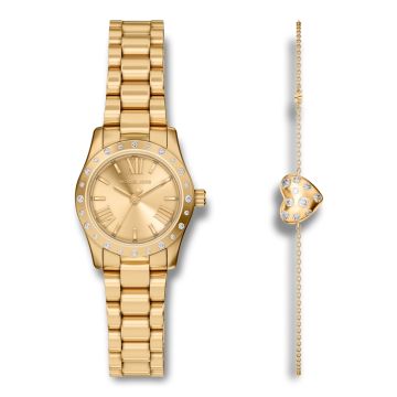 Michael Kors Lexington gavesæt med ur og armbånd