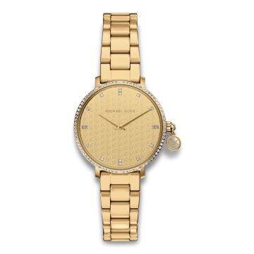 Michael Kors Pyper dameur i guldfarvet stål