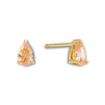 Mockberg Belle Gold Med. Studs Champagne