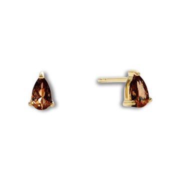 Mockberg Belle Gold Sm. Studs Coffee