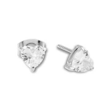 Mockberg Bonne Silver Studs White