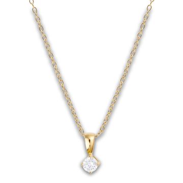 Mockberg Jolie Gold Necklace White
