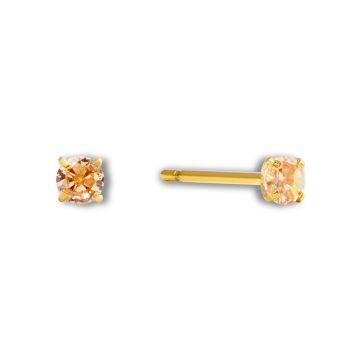 Mockberg Jolie Gold Small Stud Champagne