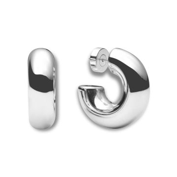 Mockberg Rude Bold Silver Earrings