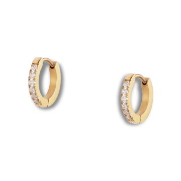 Mockberg Shiny Gold Hoops Small