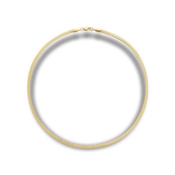 Mockberg Thin Snake Necklace Gold