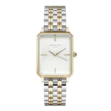 Rosefield The Octagon dameur i tofarvet med lænke - 23x29 mm