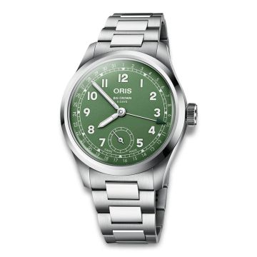 Oris Big Crown Pointer Date, 40mm grøn skive