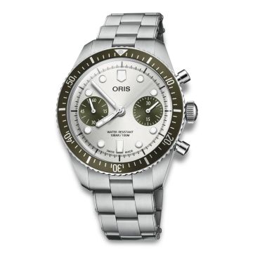 Oris Divers 65 Chronograph med lænke, 40mm