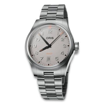 Oris Propilot Date grå skive med lænke, 41mm