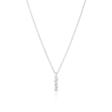 Sif Jakobs Ellera halskæde i sølv med kubisk zirkonia