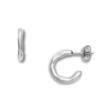 Skagen Moderne Stak øreringe i stål - lille