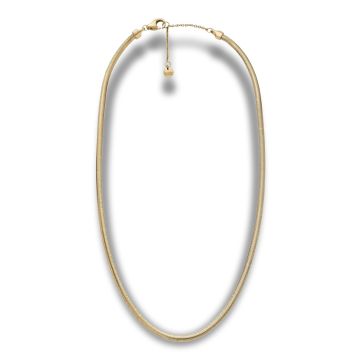 Skagen Moderne Stak halskæde i guldfarvet stål