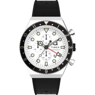 TIMEX Q Timex 3-Time Zone Chronograph Ø40