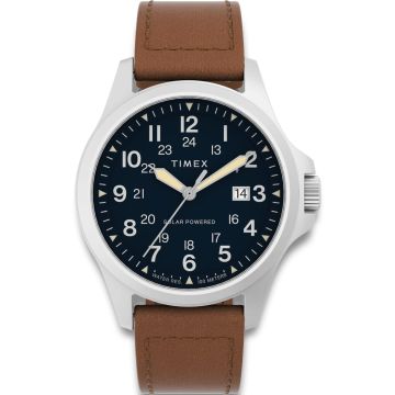 TIMEX Expedition North Field Post Solar i stål